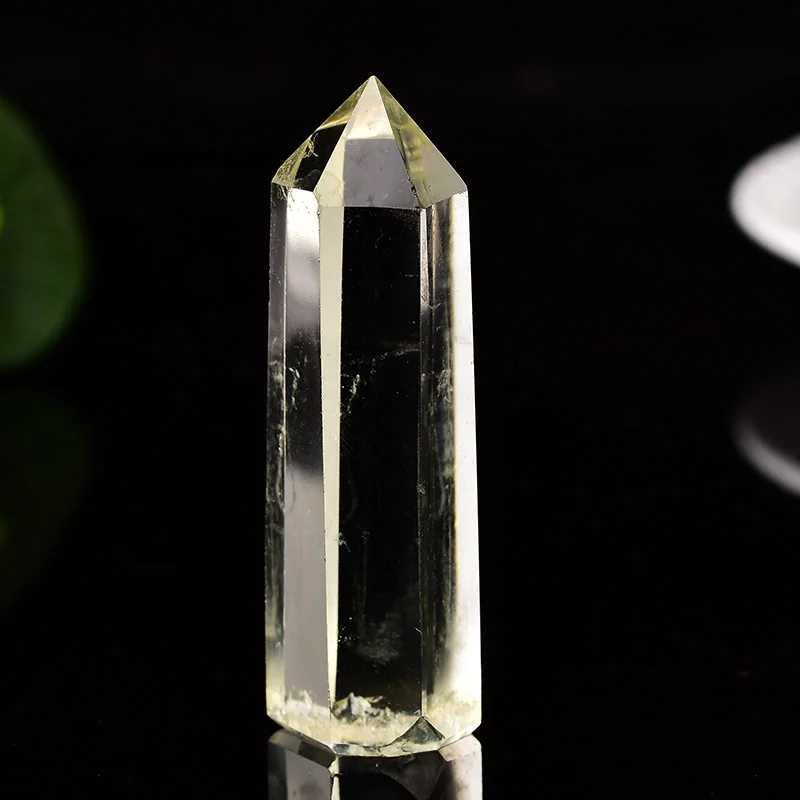 1PC Natural Crystal Transparency Quartz Point Healing Stone Hexagonal PrismsObelisk Wand Treatment Home Decor | Дом и сад
