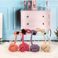 new pet toy dog interactive molar bite resistant non toxic rope knot toy pet supplies dog toys for small dogs squeaky dog toy