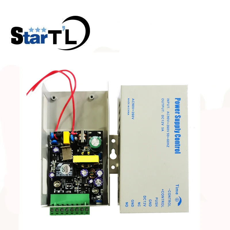 AC100-260V DC 12V3A 12V5A импульсный адаптер питания дверной замок источник с контролем
