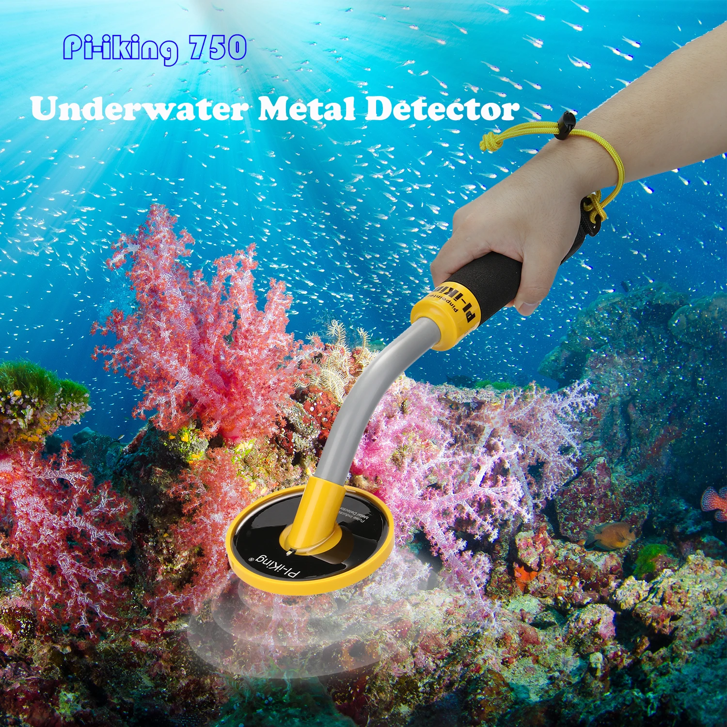 Pi Iking 750 подводный металлоискатель возможностью погружения на глубину до 30 м в
