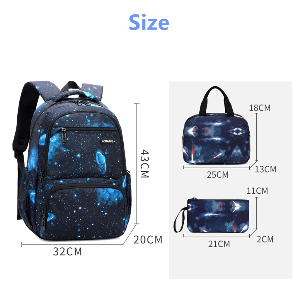 3Pcs set Children School Bags for Boys Girls Primary School Backpacks Durable Satchel Kids School Backpack Mochila Infantil