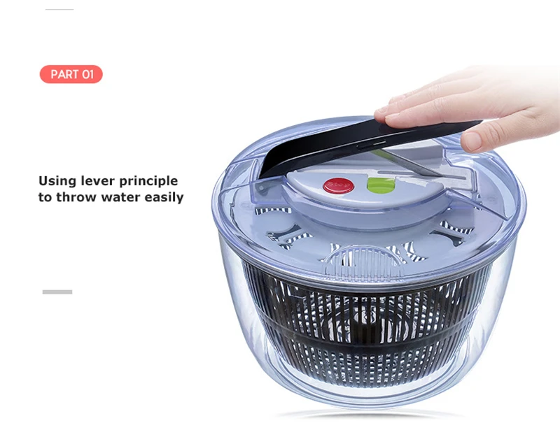 Новая сушилка для овощей салата Подарочная корзинка фруктов фруктового отмыть