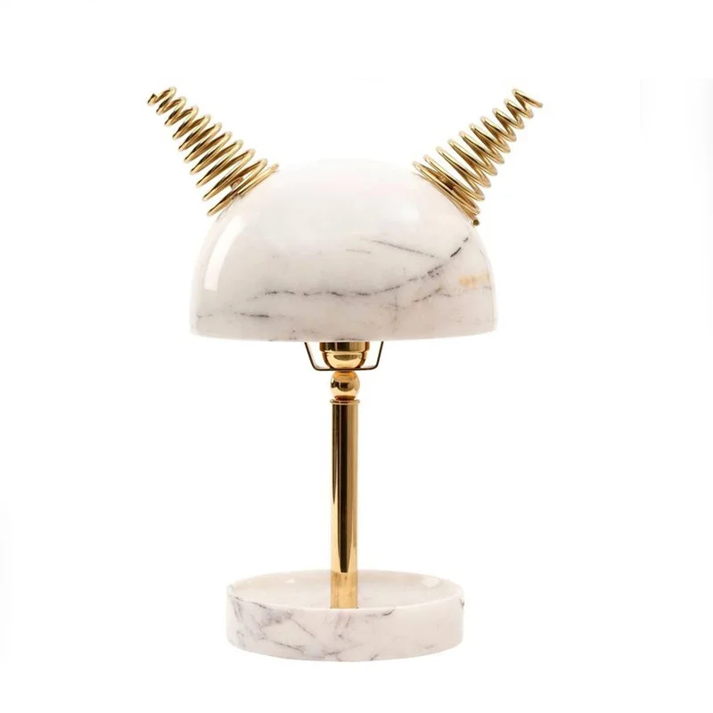 Постмодерн креативная мраморная детская комната настольная лампа прикроватная