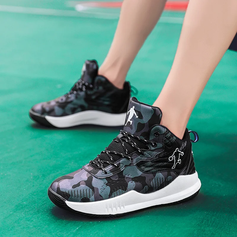 Обувь для мужчин и женщин баскетбольные кроссовки зимние модные камуфляжные не