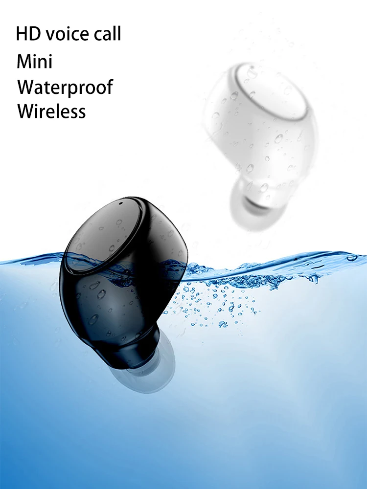 Беспроводные мини наушники X6 легкие спортивные Bluetooth с микрофоном для Xiaomi Redmi Vivo