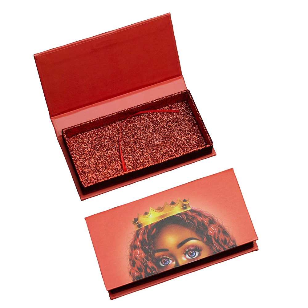 

New Design Eyelash Packaging Box Wholesale Empty Lash Boxes With Tray Rectangle Case Mink Lashes Creative Eyelashes Package