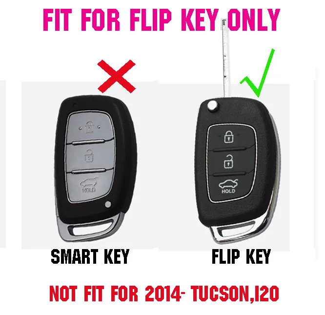3 Кнопка Силикон Remote Флип Key Cover Fob чехол пригодный для Hyundai Avante Porter Grandeur Sonata Santafe I30