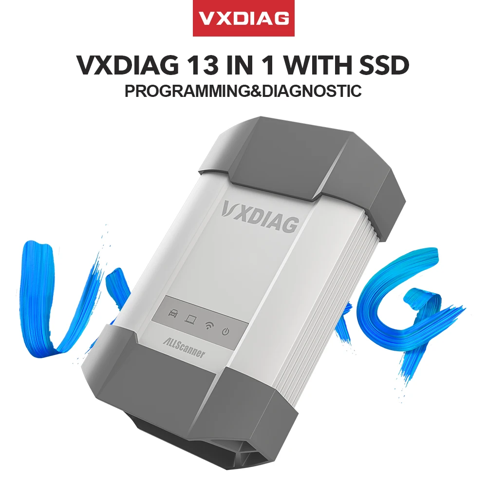 Диагностический сканер VXDIAG диагностический инструмент 13 в 1 с SSD для всех моделей