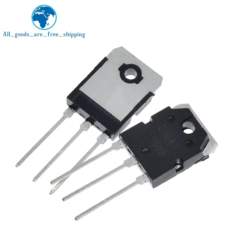 5PCS 2SD1047 TO-247 D1047 TO-3P POWER TRANSISTORS new and original IC | Электронные компоненты и принадлежности