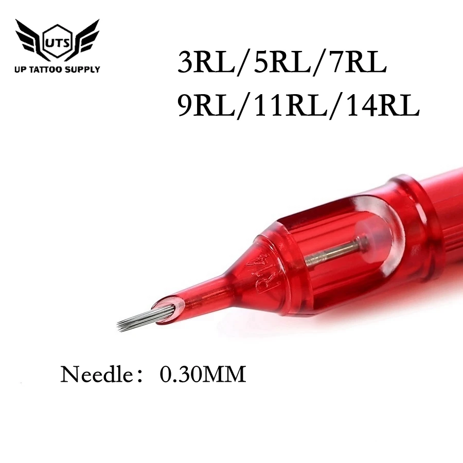 10 шт./кор. татуировки иглы одноразовые полу Перманентный макияж бровей Иглы для 1RL