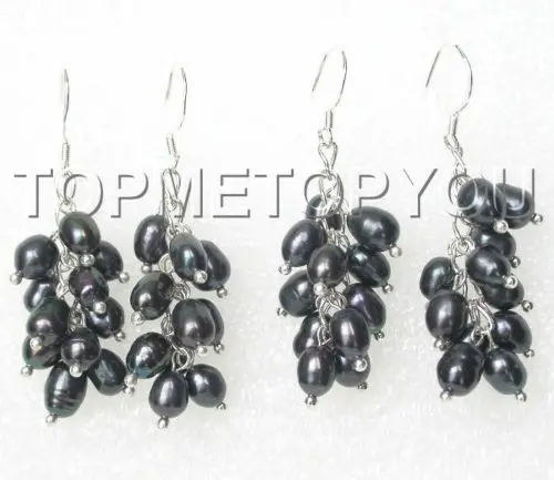 Бесплатная доставка&gt оптовая продажа 2 пары натуральный черный рис виноград