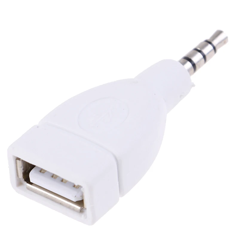 1 шт. адаптер Преобразователь USB 2 0 мама к 3 5 мм папа AUX аудио разъем для автомобиля