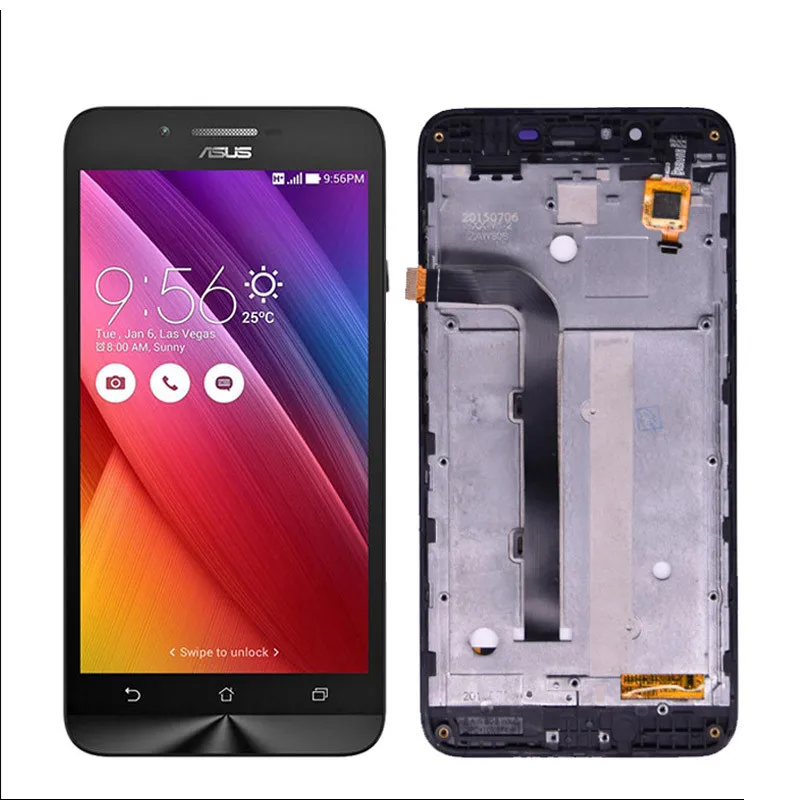ЖК экран для Asus ZenFone Go ZC500TG Z00VD сенсорный дигитайзер в сборе 1 шт. с рамкой|Экраны