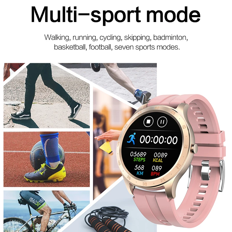 LIGE Smart Watch Men Women Sports LED Full Touch Screen IP67 Waterproof Fitness Tracker Heart Rate Blood Pressure Monitor |