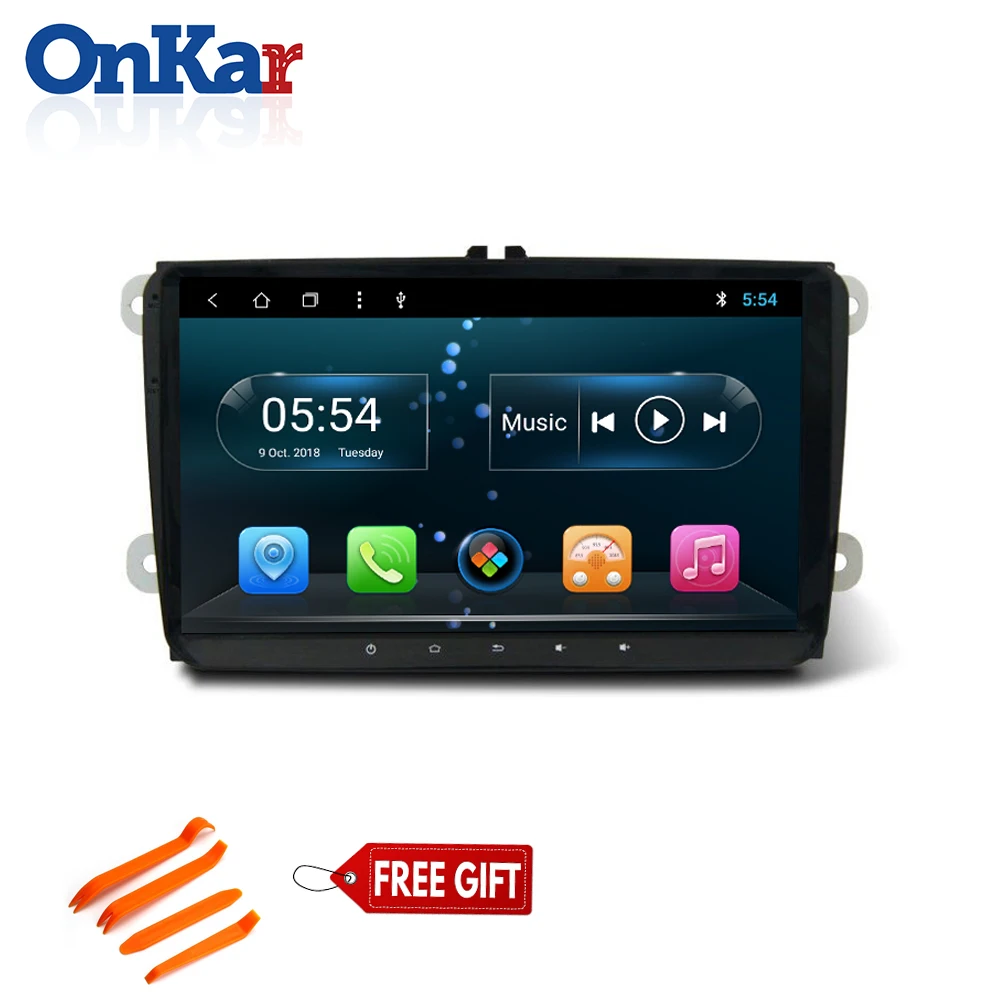 Автомобильный DVD плеер ONKAR 2 din на Android для volkswagen passat b6 b7 Tiguan Polo Magotan Sagitar Fabia 9