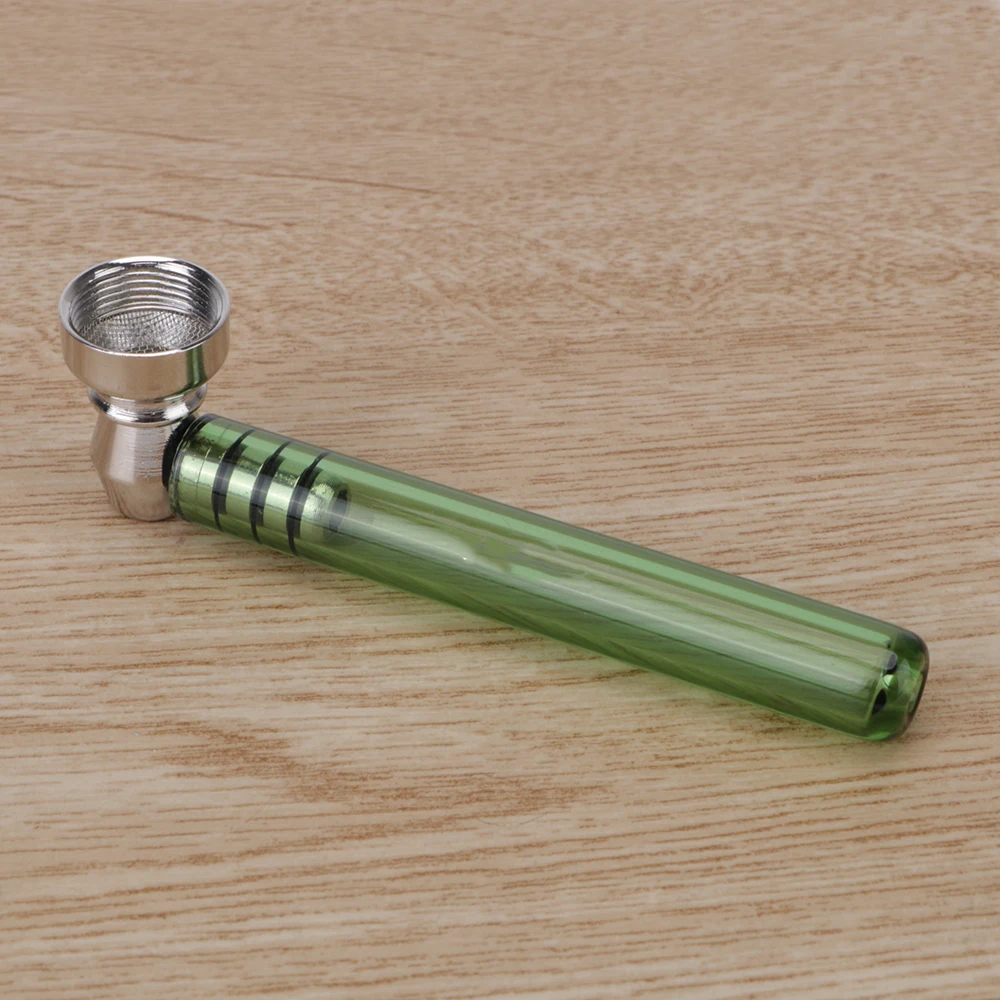 Курительная трубка из стекла премиум-класса HILIFE с прозрачной ручкой 93 мм