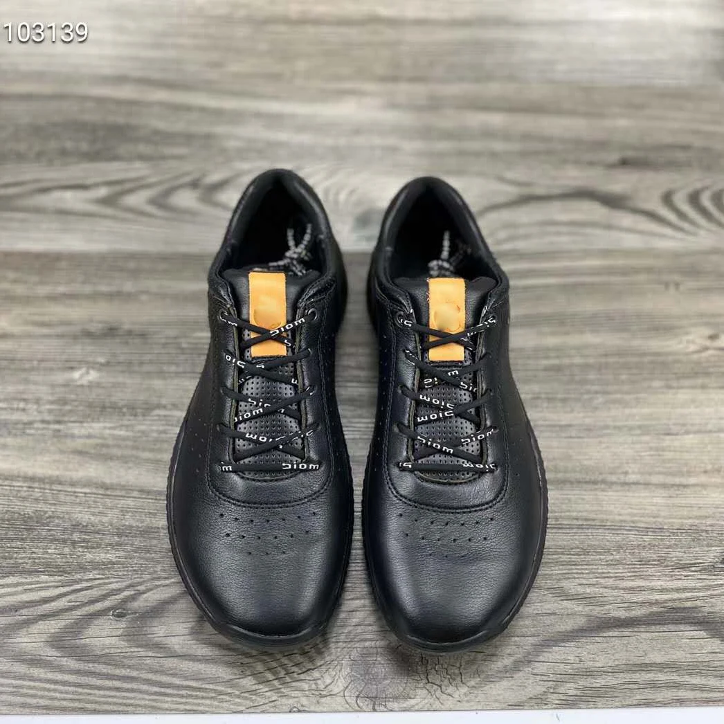 

Designer Men Golf Shoes Sport Sneaker Outdoor Black Leather Male Walking Footwear Water Proof Golf Shoes Spikeless Training Golf