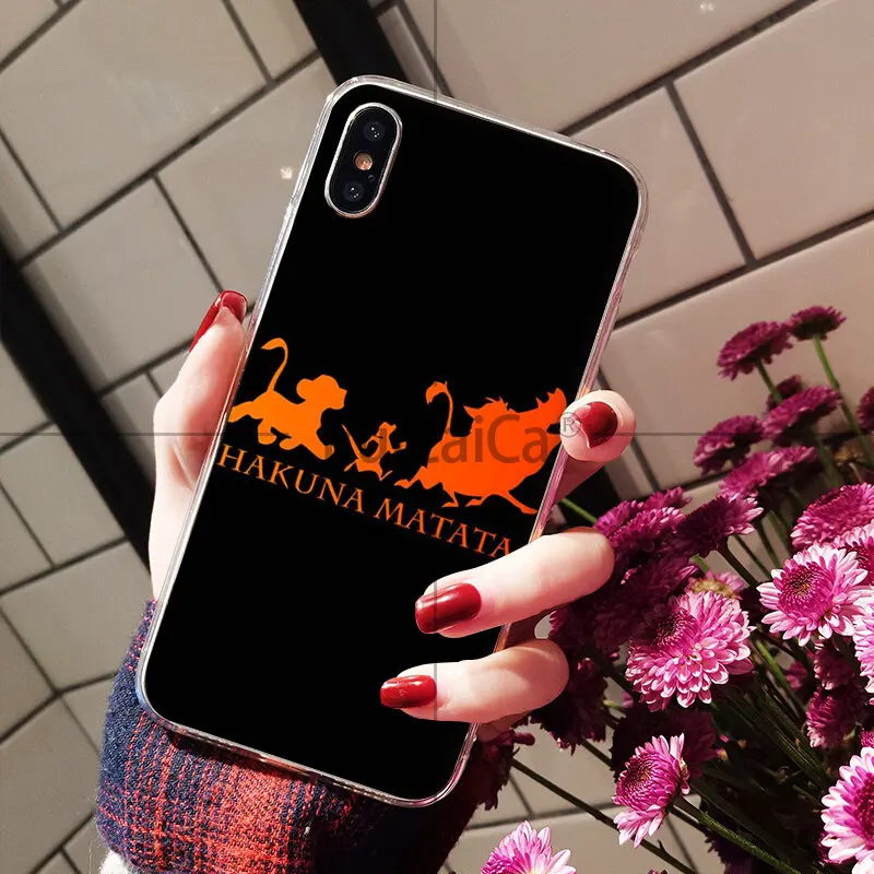 Ruicaica Король Лев ТПУ Мягкий силиконовый чехол для телефона iPhone 8 7 6 6S Plus 5 5S SE XR X XS MAX