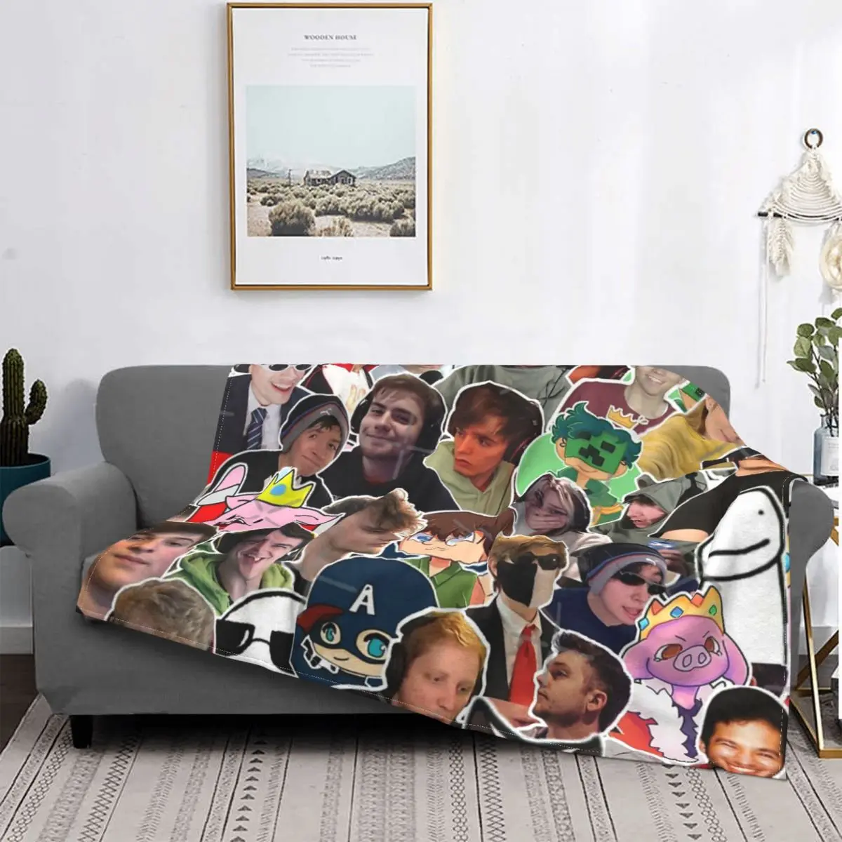

Dream Smp-Manta a cuadros для детей, a cuadros colcha para cama, sofa, colcha, 135