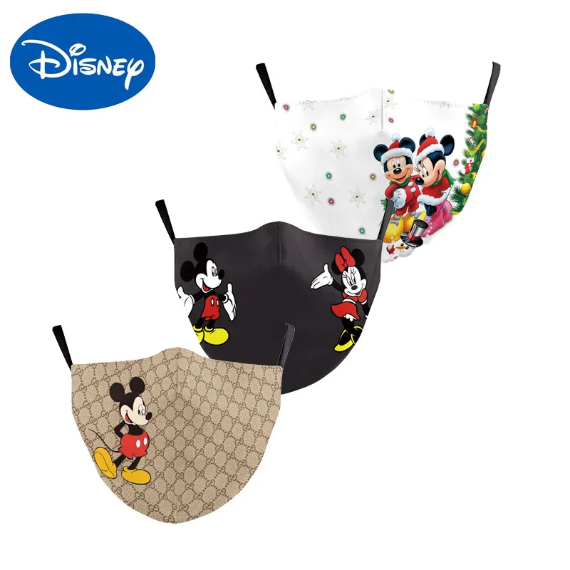 1 шт. Микки маски мышей леггинсы с рисунком Минни Маус Disney взрослых смываемая
