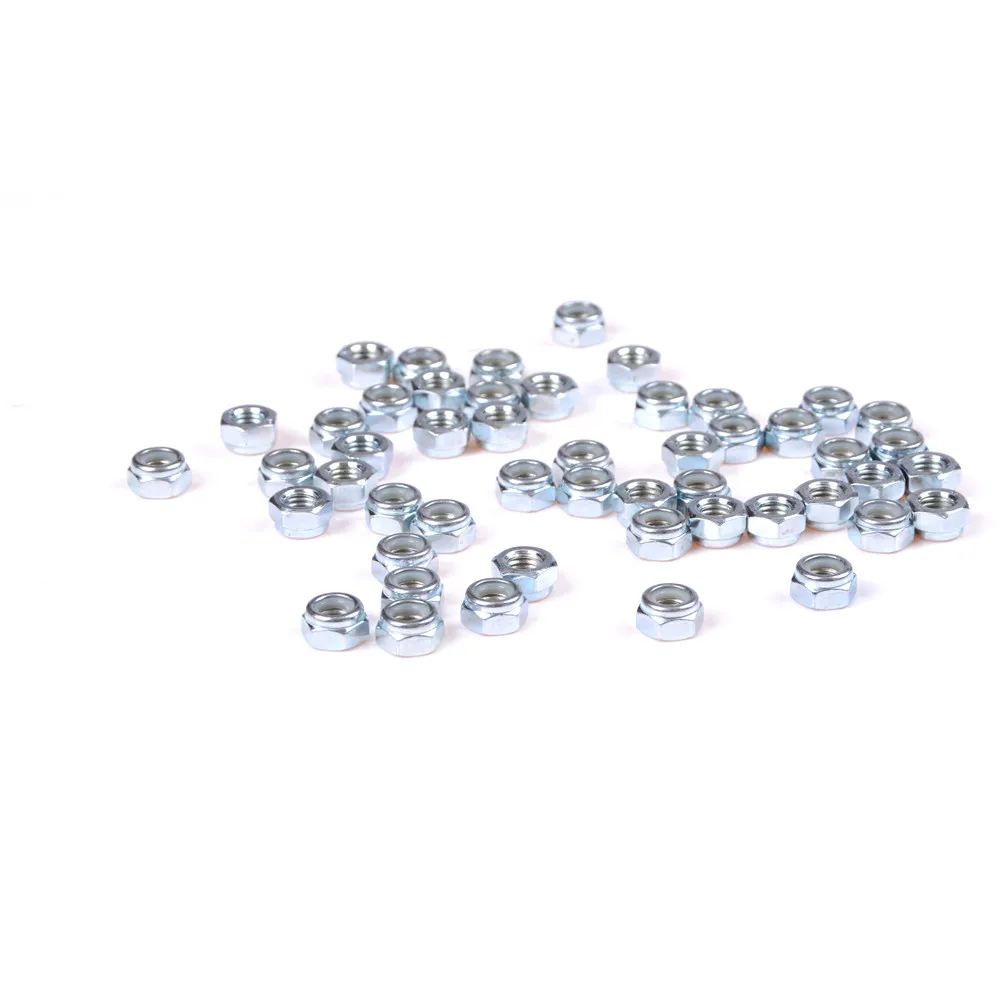 

10pcs/lot M3 Galvanized Self-locking Nut Carbon Steel Lock Nut Locknut Slip Nuts