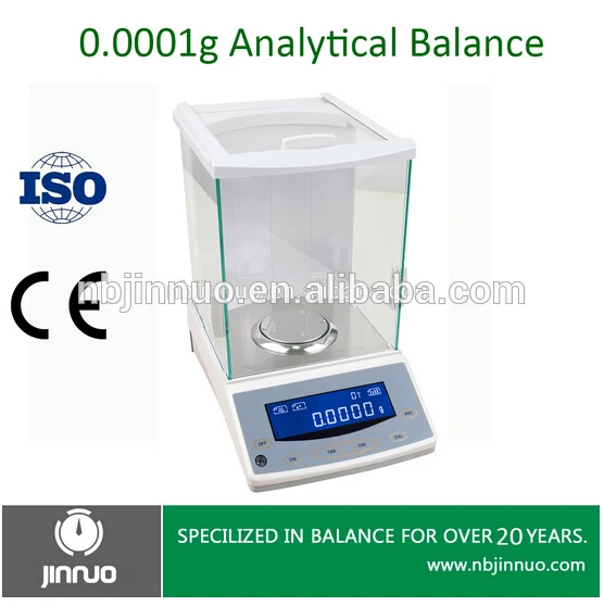 

Лабораторный инструмент для взвешивания, электронный аналитический баланс и цифровые весы JF1004N 100 г/0,1 мг