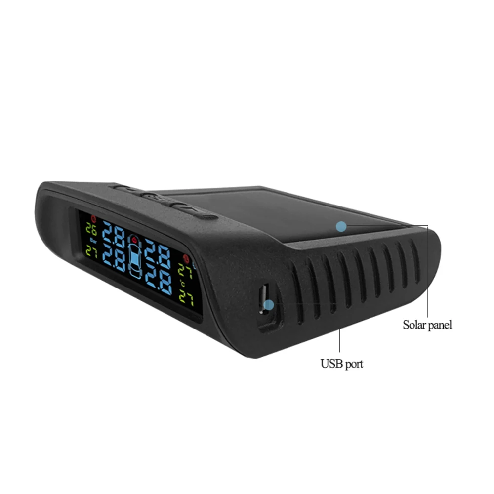 Автомобильный TP810 TPMS датчик давления в шинах Система мониторинга солнечной