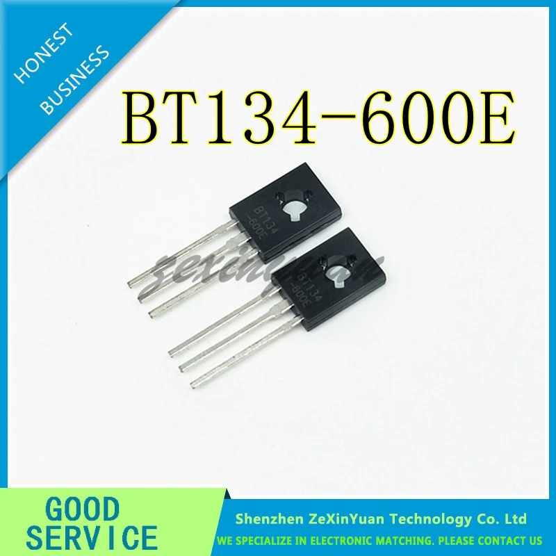 50 шт./лот BT134 600E 600V 4A TO 126 Трехконтактный двунаправленный Тиристор тиристор|thyristor| |
