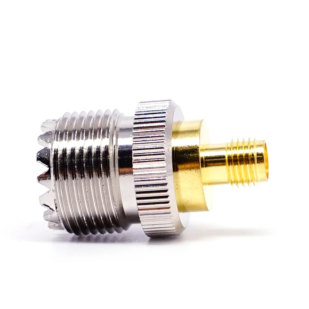 2 шт. переходник для радиочастотного коаксиального кабеля гнездо SMA Female to SO239 UHF