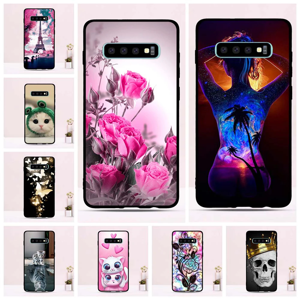 Для Samsung Galaxy S10 Plus чехол для + Мягкий Силиконовый ТПУ S10Plus SM G975F/DS сумка|Бамперы| |