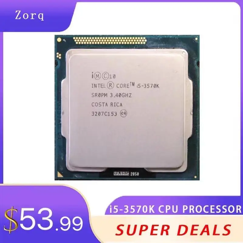 

Free Shipping Intel Core i5-3570k 3.4ghz 4-core Sr0pm 6mb 5.0gt/s Support DDR3 1333 1600 LGA1155 Scattered Piece CPU Processor