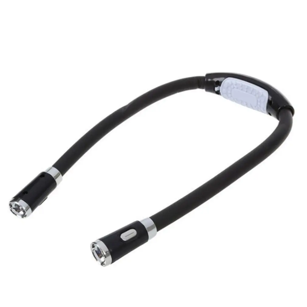 

Портативная Светодиодная лампа для чтения на шею светильник для книги, гибкие руки, долговечные, для чтения, вязания, кемпинга, ремонта