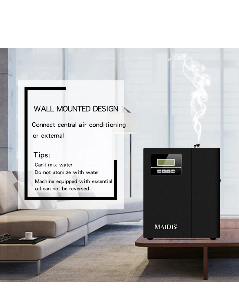 Горячая Распродажа 500m3 машина для освежителя воздуха HVAC Безводная, Настенная портативная система designFragrance для дома диффузор эфирного масла