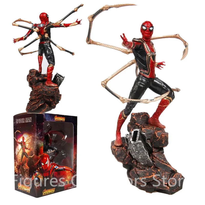 Статуя Человека паука из ПВХ модель человека 23 см|Игровые фигурки и трансформеры|