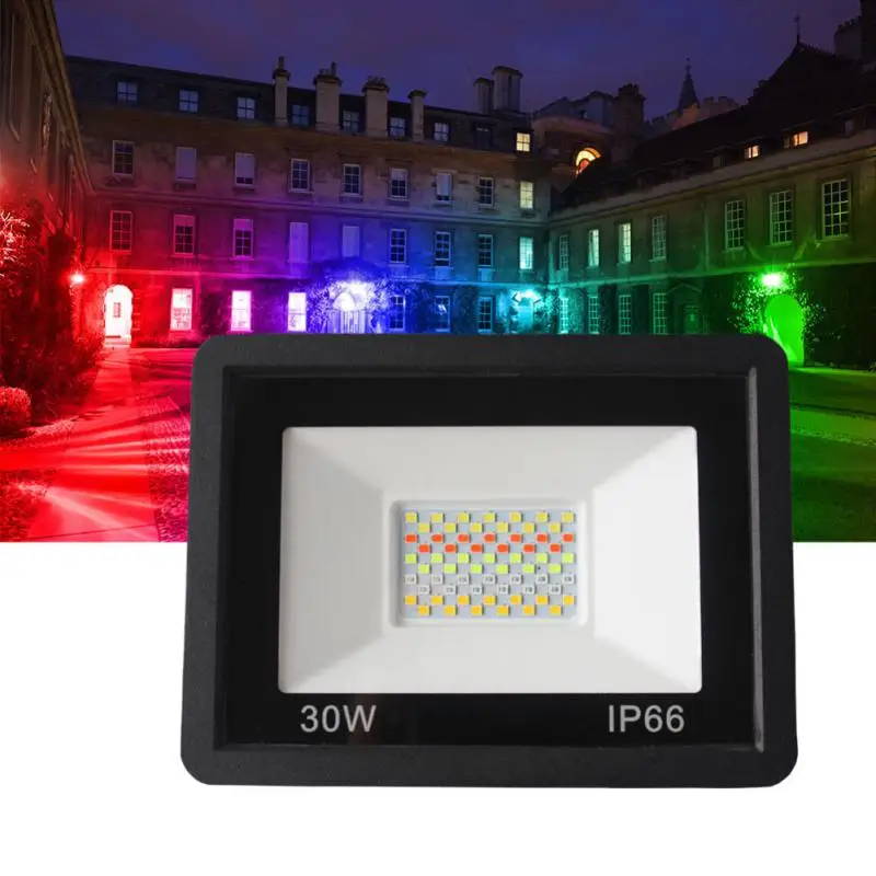 

IP66 WiFi Tuya Smart Floodlight 220V RGB Spotlight Outdoor Light Colorful APP Control Timer Waterproof Support Alexa Google Home