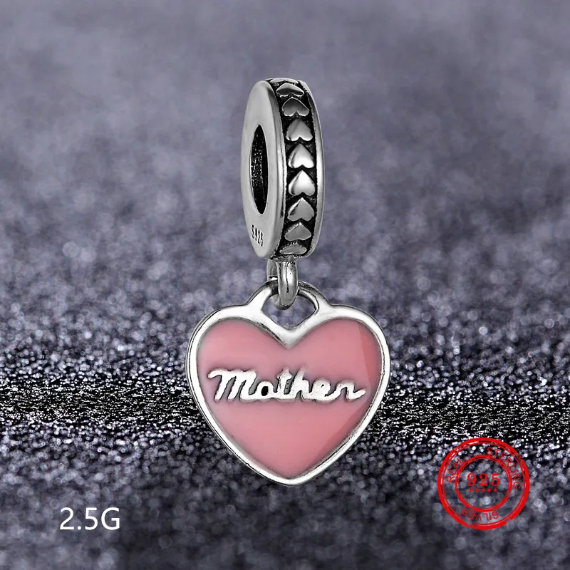 Бусины и кулон из серебра 100% пробы подходят для изготовления оригинальных