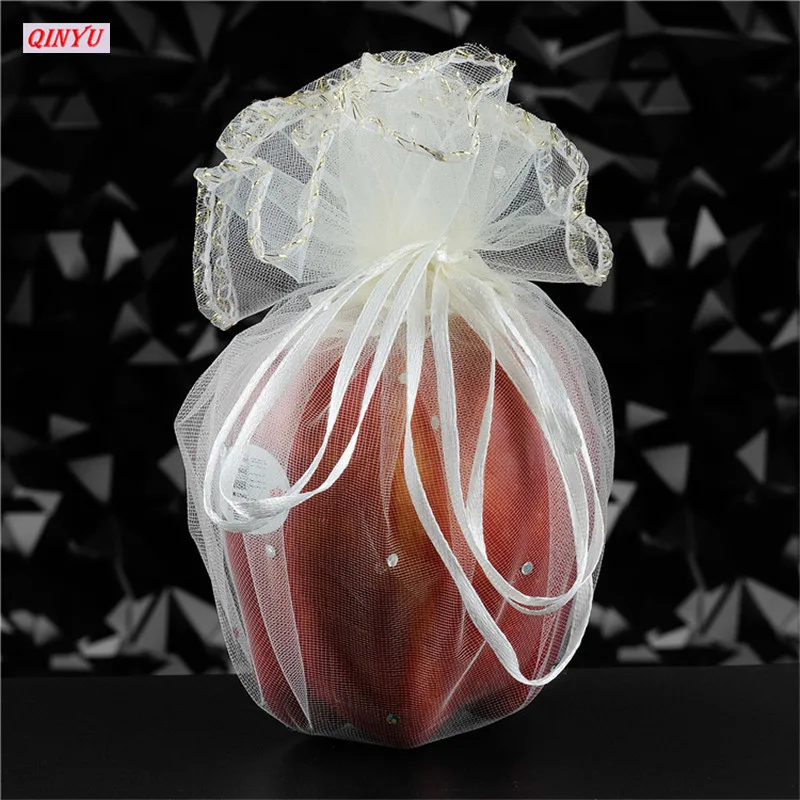 50 шт. красочные свадебные сувениры и подарки круглый мешок из органзы Ювелирные