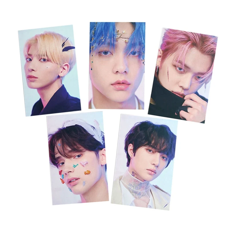 5 шт./компл. Kpop TXT Lomo Card Photocard HD фотоальбом коллекция фотооткрыток из самодельных