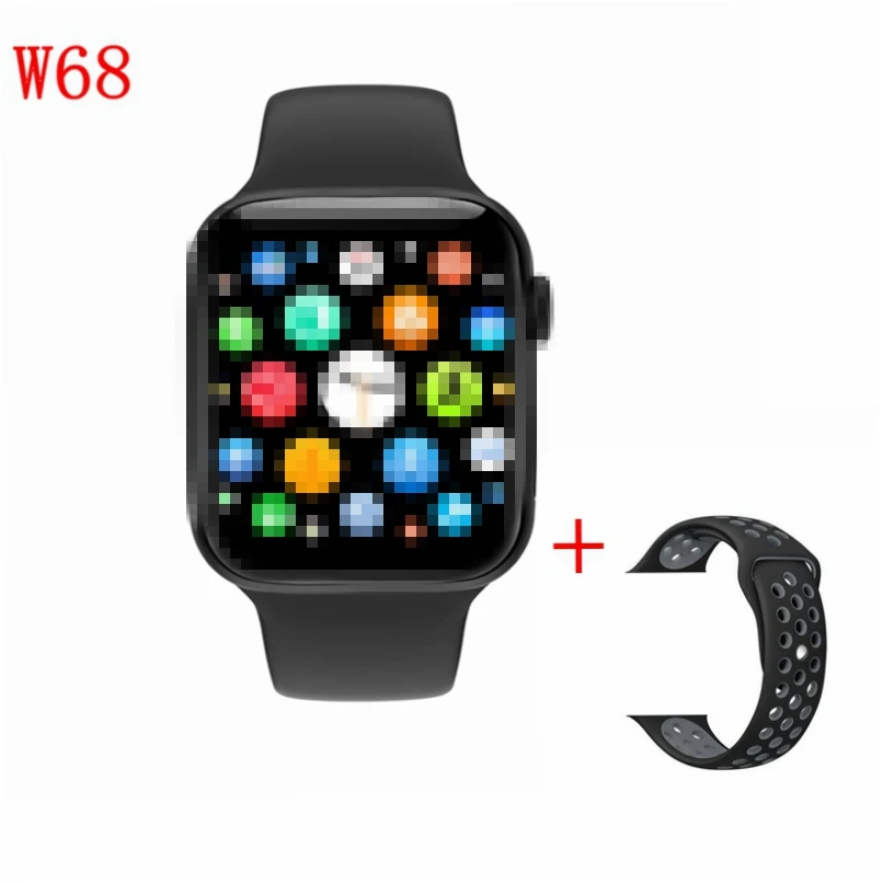 3 Часы 5 IWO 12 Pro Bluetooth Смарт часы W68 1:1 Смарт часы 44 мм чехол для Apple iOS Android телефон сердечного ритма PK IWO 11 lite P70 - Цвет: 3