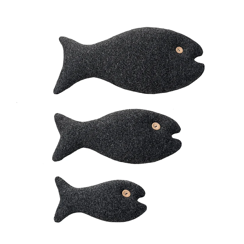 Кошка котенок Nip игрушка плюшевая Рыба игрушки для домашних животных