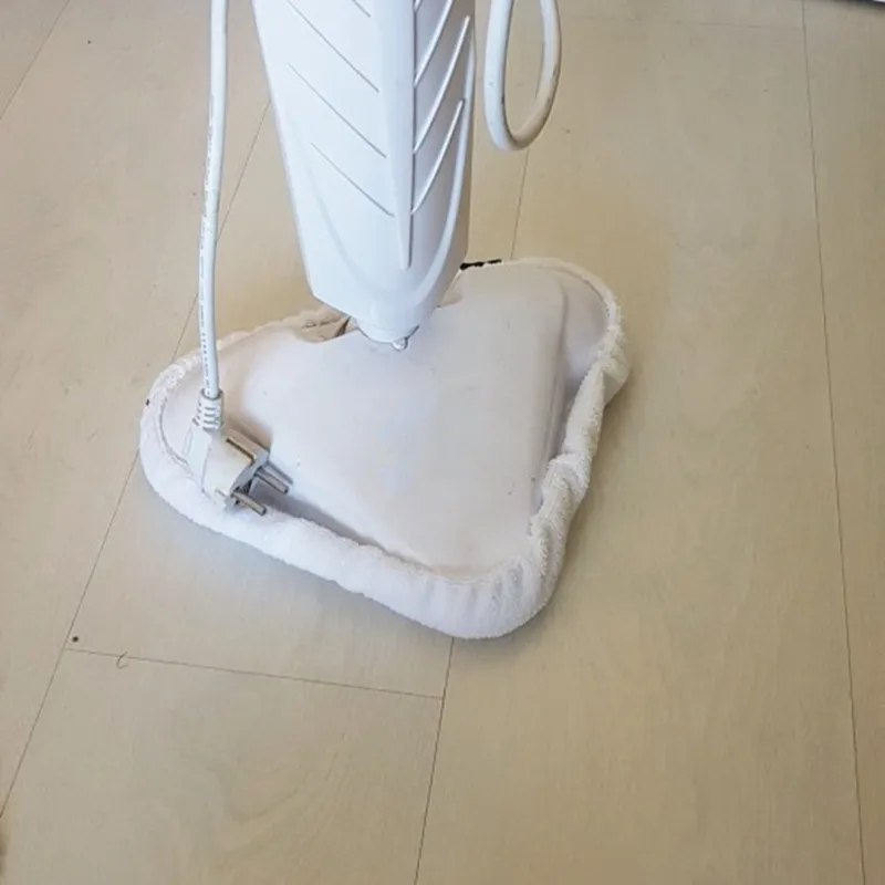 Паровая Швабра Ткань Белый микрофибры Моющиеся Многоразовые Замена коврик для