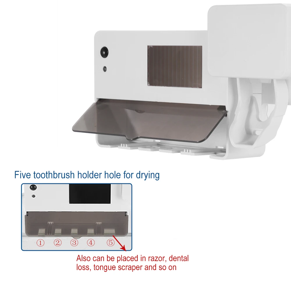 УФ стерилизатор для зубной щетки 2 в 1|Держатели зубных щеток и пасты| |