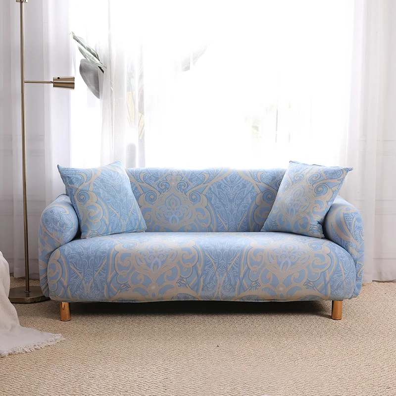 

Full Packing Sofa Cover for Living Room Elastic 4 Seates Couch Cover For Corner Sofa