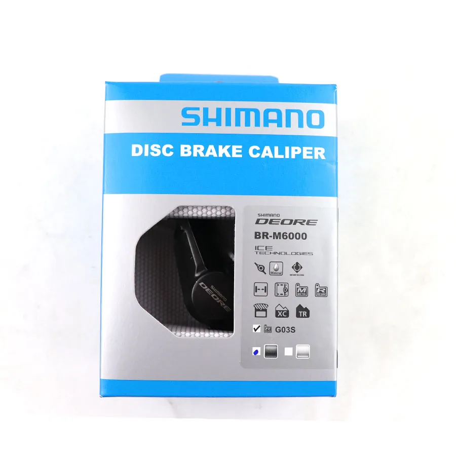 SHIMANO Deore BR M6000 MTB дисковый тормоз горного велосипеда суппорт оригинальная коробка Запчасти для велосипеда включают G03S