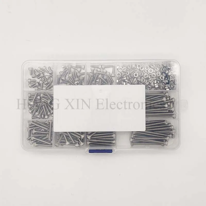 440 шт. шестигранные болты M3 (3 мм) 304 A2 из нержавеющей стали|head cap screw|allen boltbolts hex |