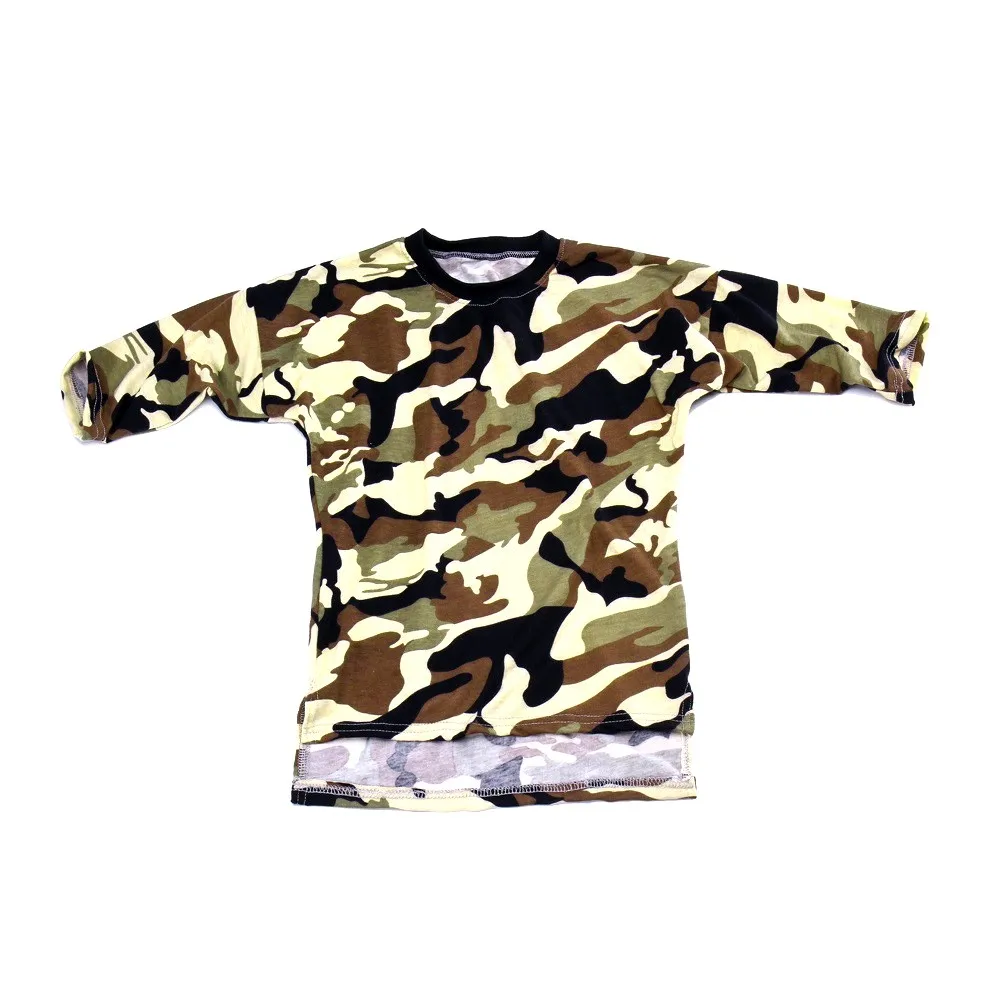 Камуфляжное платье для маленьких девочек платья принцессы одежда Повседневное