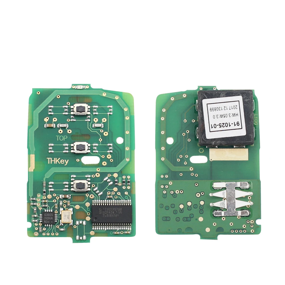 KEYYOU FCC ID: KR5V2X умный дистанционный ключ брелок от машины 3 кнопки 433 МГц ID47 чип для
