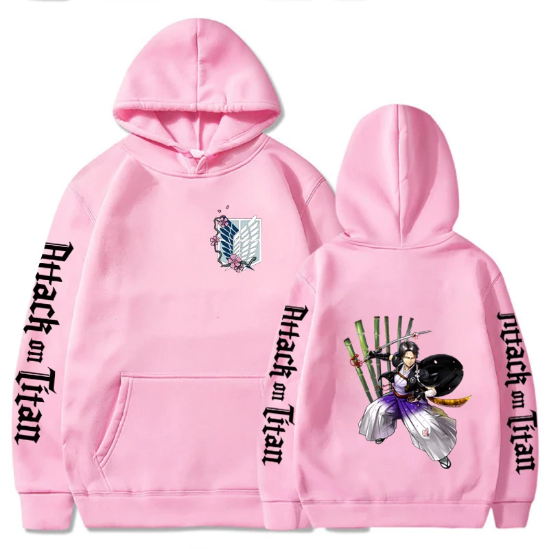 

Attack on Titan 2021 Hot Anime Hoodie Long Sleeve Loose Harajuku Streetwear Uniex