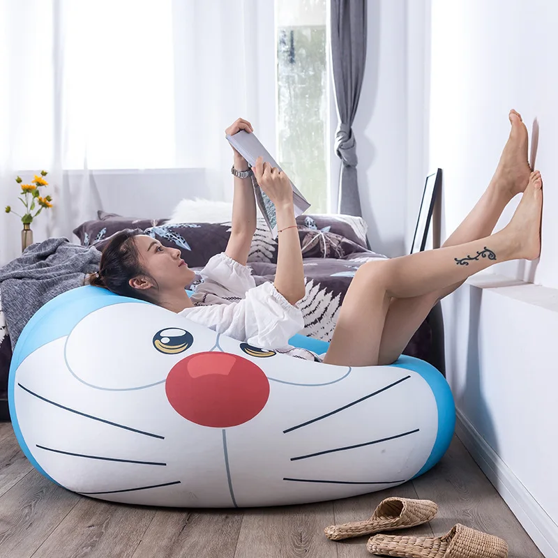 

Lazy Sofa Bean Bag Chair Cartoon Recliner Chair with Filler Inner Beanbag Bed Pouf Couch Tatami Sofa Set Living Room Furniture