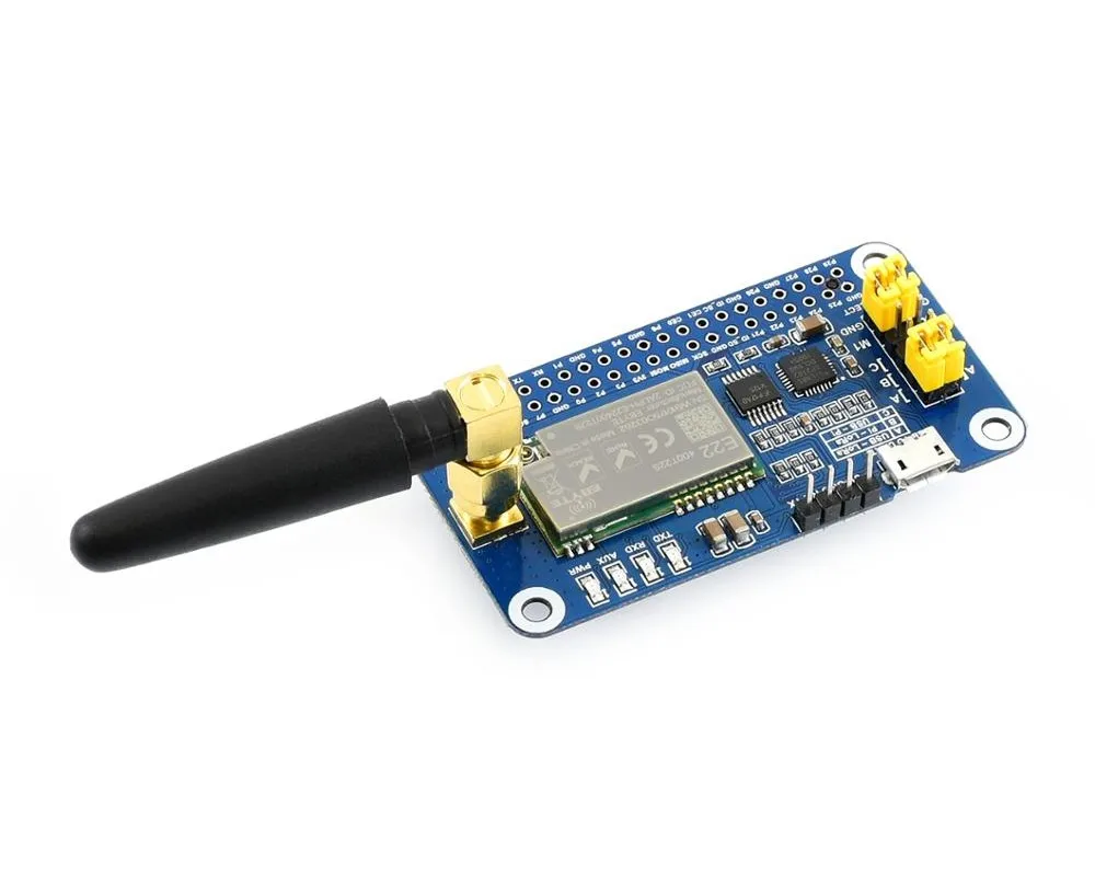 SX1268 LoRa HAT для Raspberry Pi широкополосная модуляция спектра частотный диапазон 433 МГц -